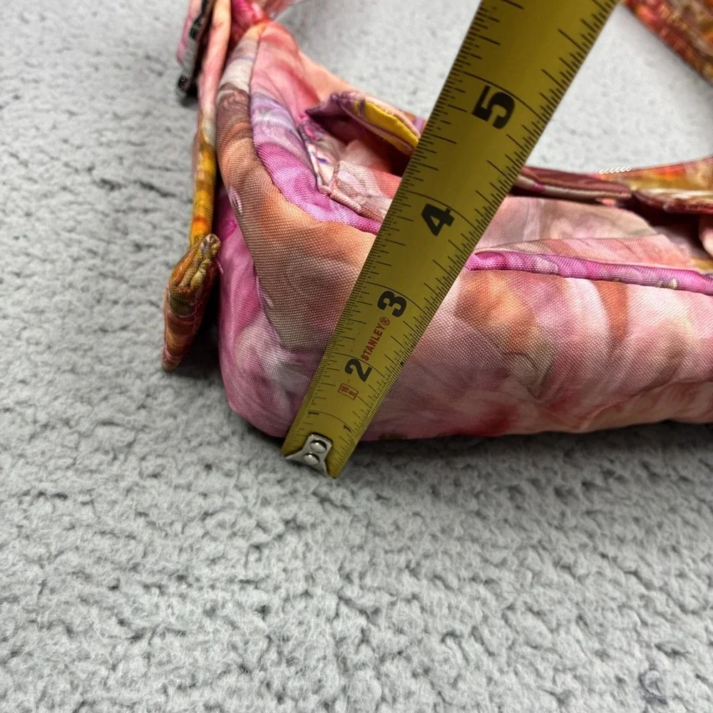 BAGGU x Collina Strada Cargo Shoulder Bag Berry Chrysanthemum Floral Purse